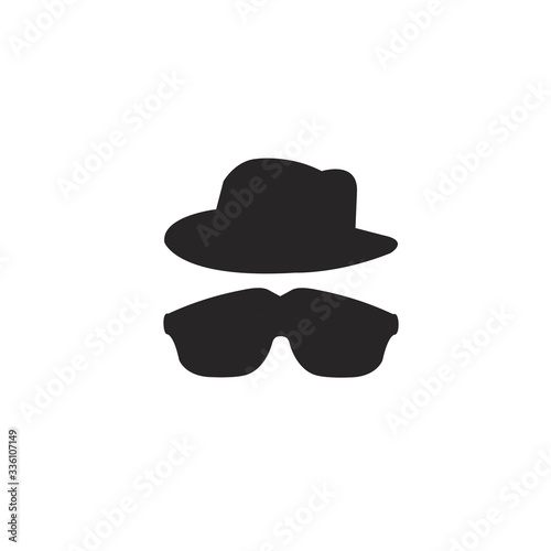 hat and glasses icon