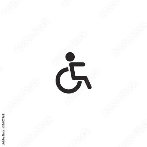 disabled icon vector