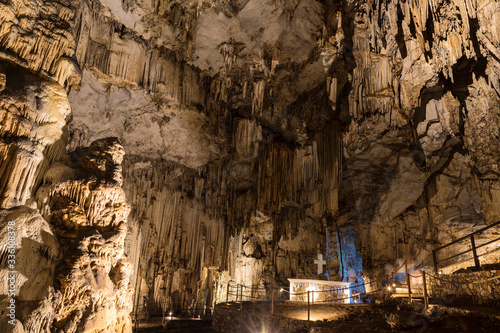 Melidoni cave in Crete, Greece