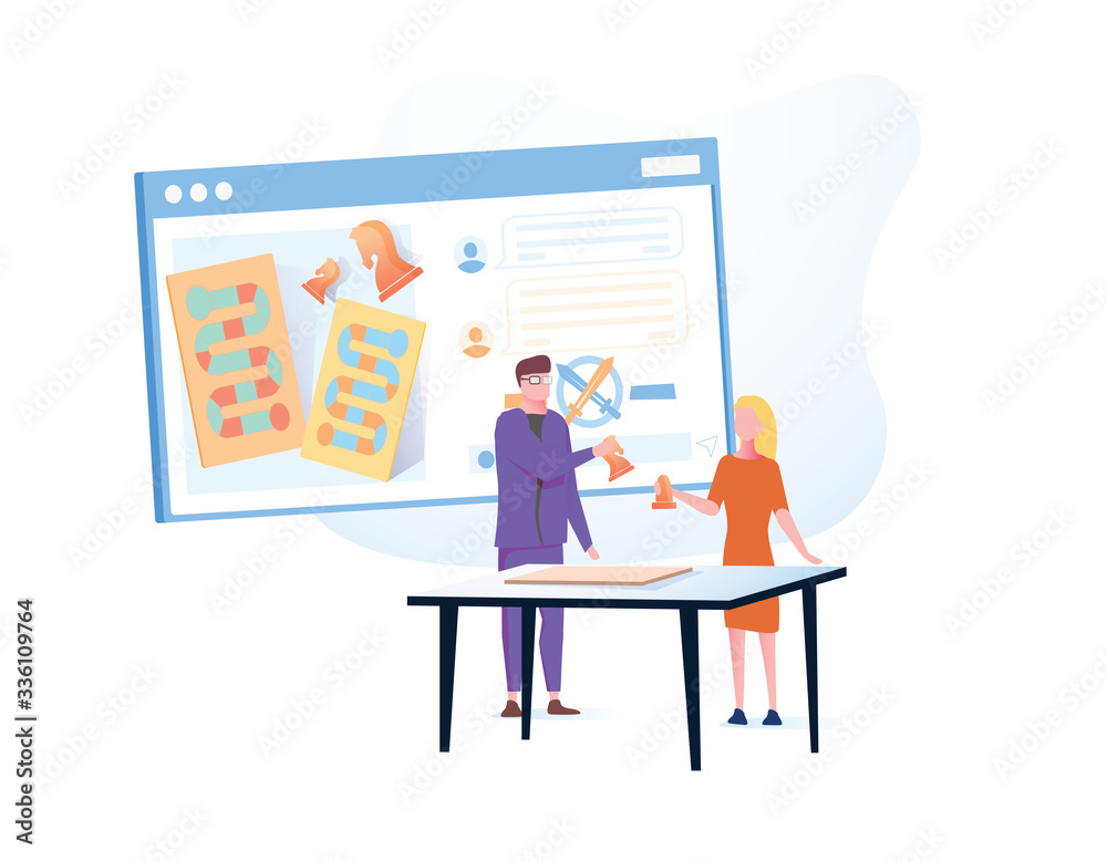 Relatives in self-isolation, quarantine spare time, covid pandemic background. Online family party, online board game Relatives in self-isolation, quarantine spare time, covid pandemic background. Online family party, online board game