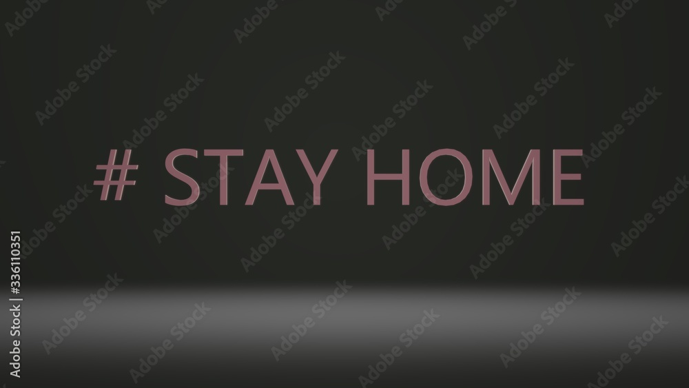 Illustration on the topic of responsibility. Quote Coronavirus stays at home, sign with self-isolation message for social responsibility. COVID-19 text to encourage home stay. Illustration on the topic of responsibility. Quote Coronavirus stays at home, sign with self-isolation message for social responsibility. COVID-19 text to encourage home stay.