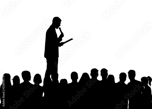 Business people. Silhouettes conceptual.