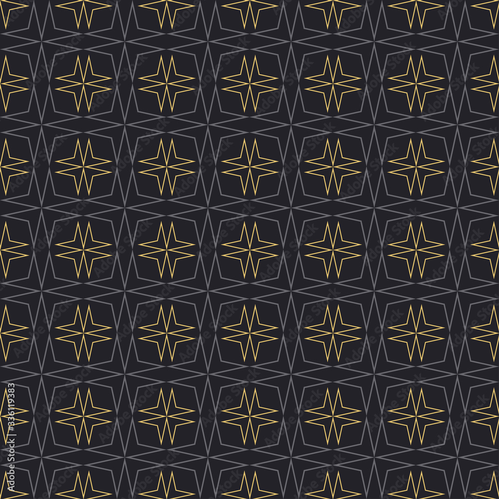 Dark wallpaper background with geometric patterns. Design texture. 