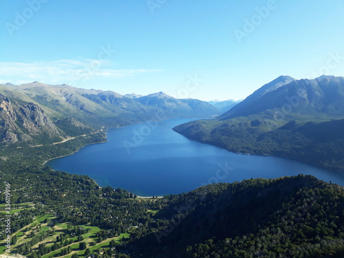 lake and mountains. Patagonia Argentina Bariloche  Gutierrez lake