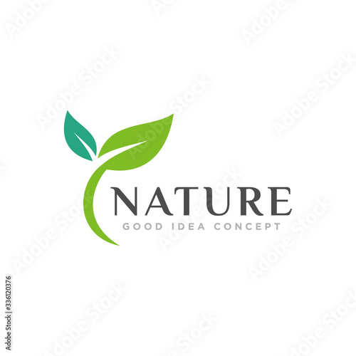 Leaf Nature Logo Design Vector