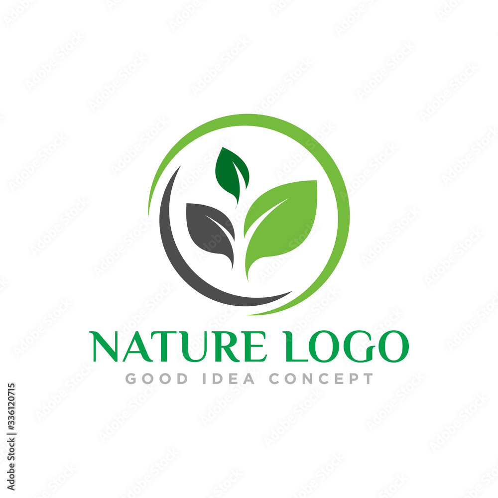 Leaf Nature Logo Design Vector Leaf Nature Logo Design Vector