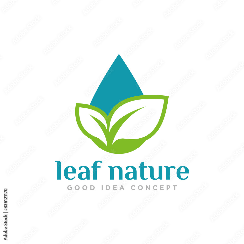 Leaf Nature Logo Design Vector Leaf Nature Logo Design Vector