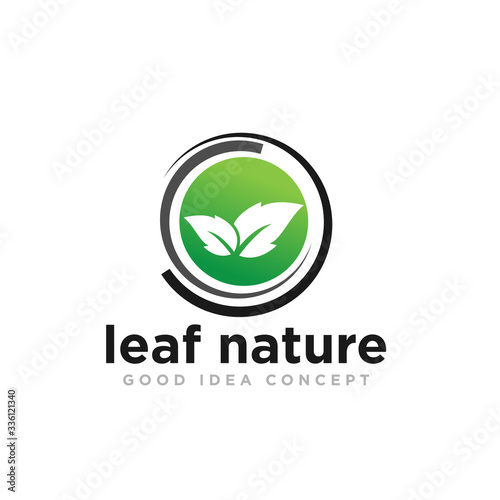 Leaf Nature Logo Design Vector