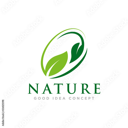 Leaf Nature Logo Design Vector