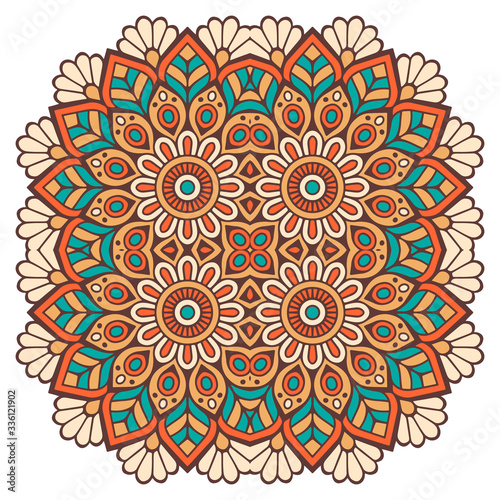 Vector colorful Mandala