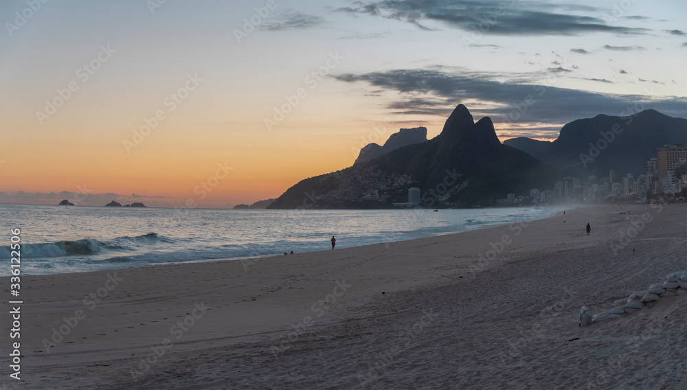 Ipanema Beach in Rio de Janeiro.