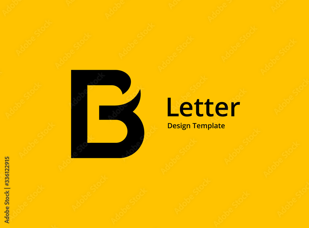 Letter B logo icon design template elements Stock Vector | Adobe Stock