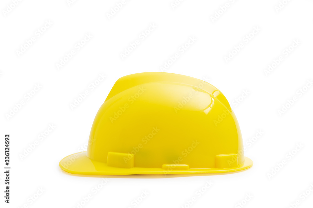 Engineer hat isolated on white background.
Engineer hat isolated on white background.