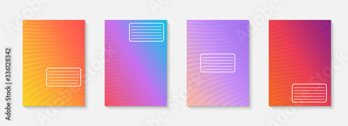 Minimal vector abstract cover notebook design. Planner and diary cover for print. Abstract design for copybook brochures and school books. Notebook paper. Brochure, book, magazine template