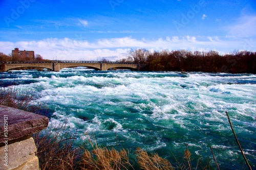 rushing river