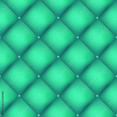 Blue quilted seamless pattern, vector