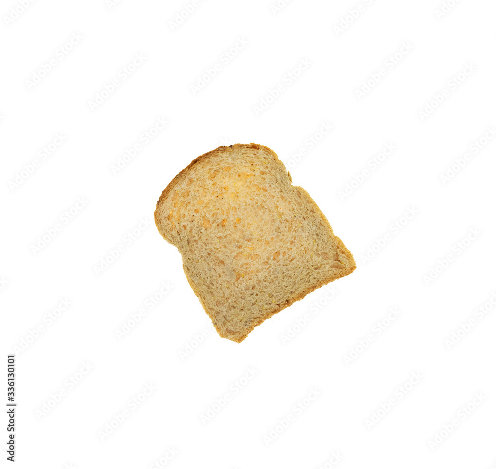 slice of bread isolated white background slice of bread isolated white background