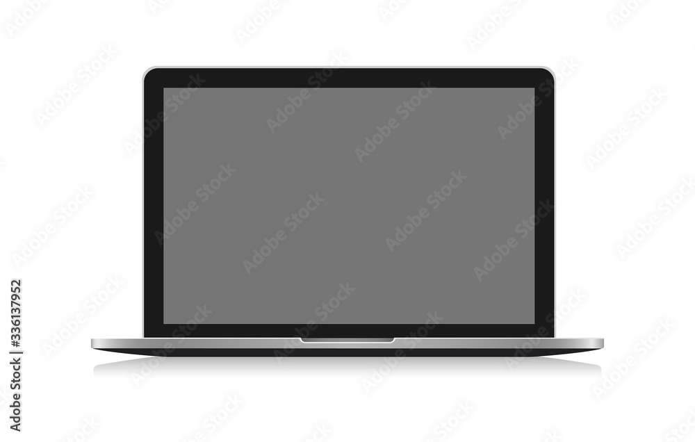 Computer laptop notebook isolated Computer laptop notebook isolated