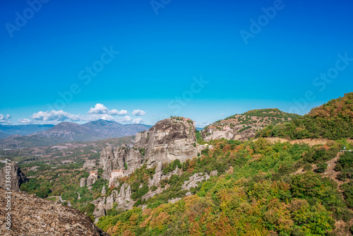 Landscape of Corfu mountains with greenery. © YouraPechkin