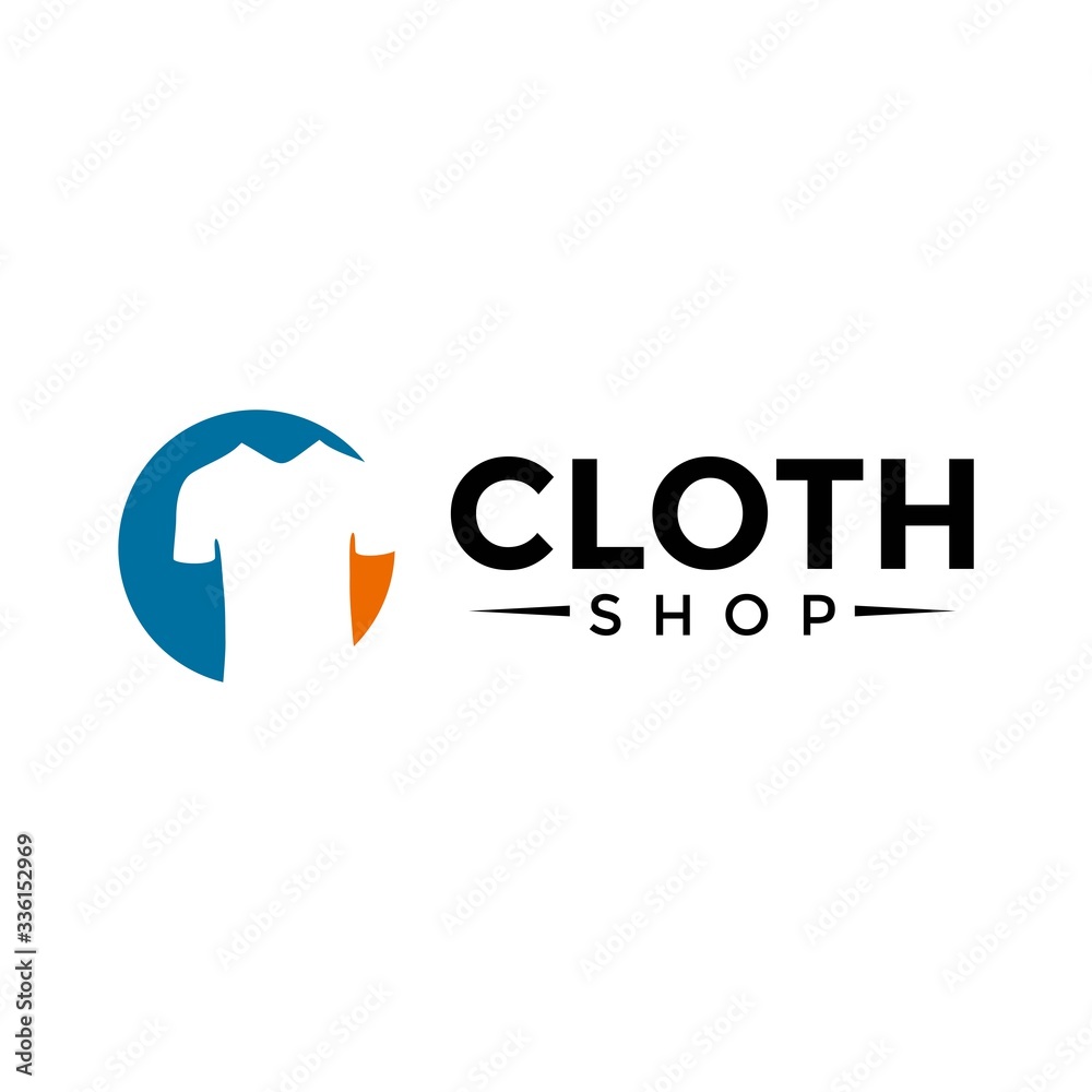 clothing logo icon, t shirt logo vector , Cloth shop logo template ...