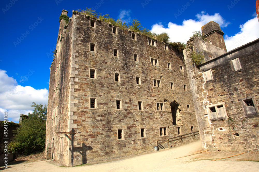 Bodmin (England), UK - August 20, 2015: Bodmin Jail Naval Prison outside view, Cornwall, England, United Kingdom.