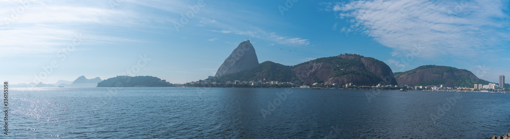 Rio de Janeiro Botafogo area with views of Sugarloaf Mountain.