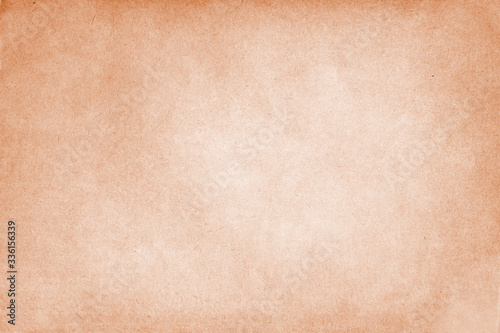 Handmade peachy texture. Crafted grunge background.