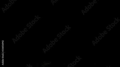 Concept Destroy the Covid-19 text, 3D render, with alpha channel.