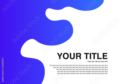 Vector illustration of an abstract background for presentation