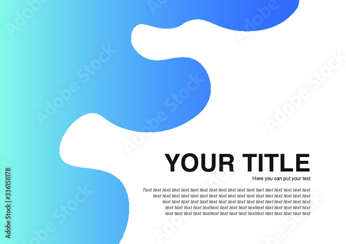 Vector illustration of an abstract background for presentation