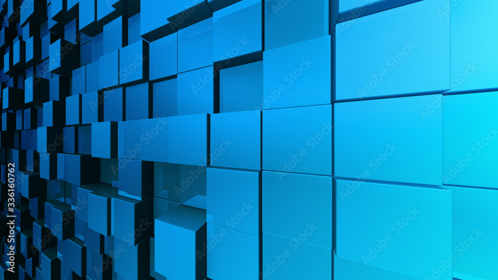Geometric Box Block Wall Bump 3D illustration abstract background
Geometric Box Block Wall Bump 3D illustration abstract background