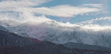 windy snowy mountains - polish tatry