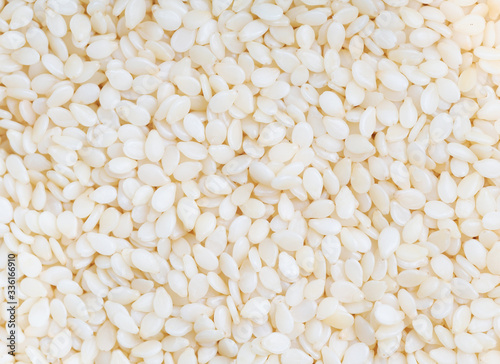 white sesame seeds background photo