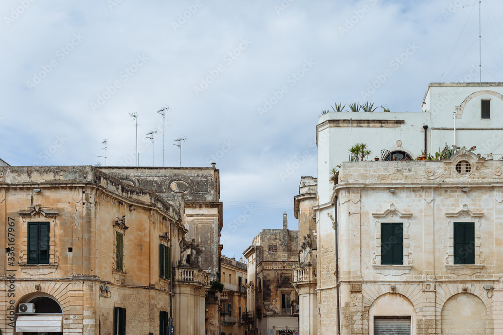 Streets of Lecce, Puglia Apulia, Italy