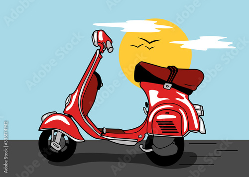 scooter motocicleta