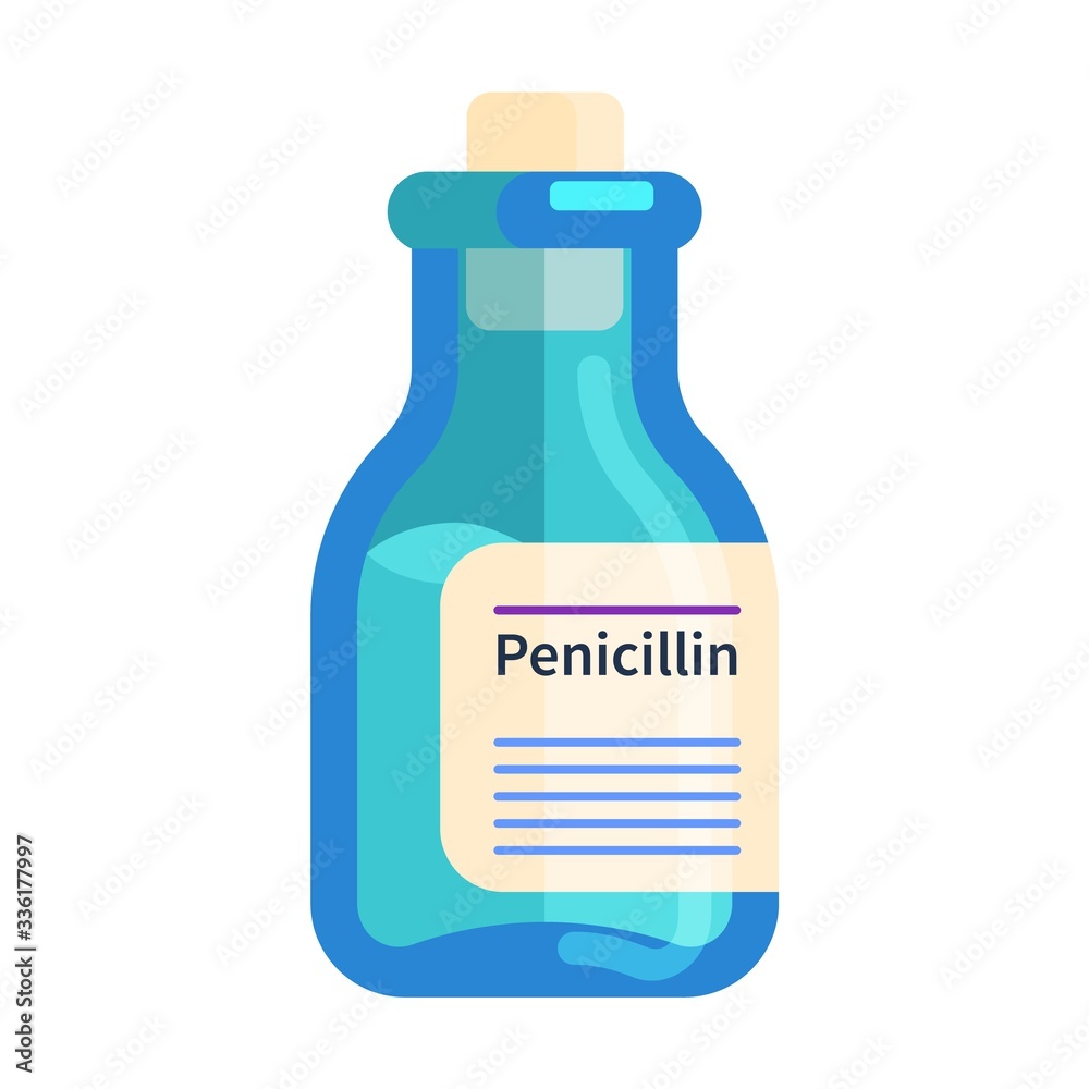 Medicine bottle. Medical penicillin drugs bottle . Medicine bottle. Medical penicillin drugs bottle .
