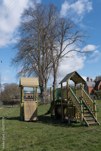 park on lockdown with virus 19 in Hampshire rural uk