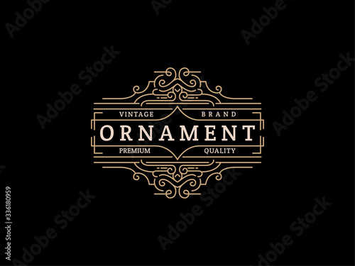 Vintage ornaments swirls and scrolls decorations design elements vector 