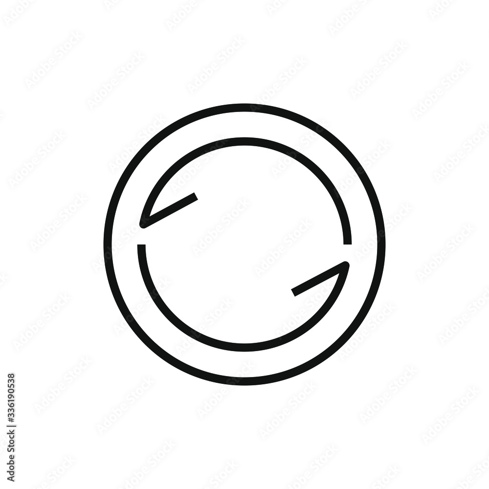 refresh icon vector illustration with ouline style refresh icon vector illustration with ouline style
