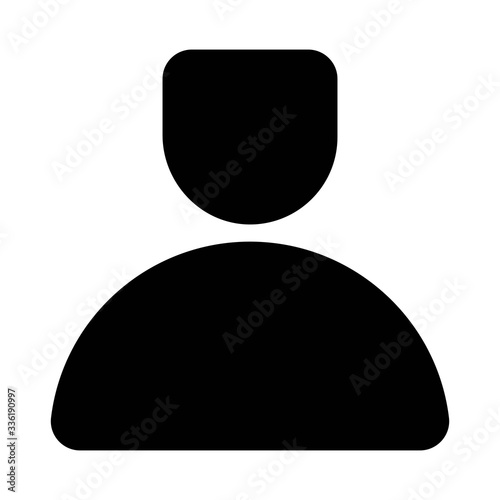 User icon. Social media profile picture sign. Avatar symbol.