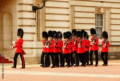 Changing of the Guard in Buckingham Palace, London, UK