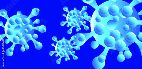 Corona Virus Icon Vector Logo Template Illustration Design.