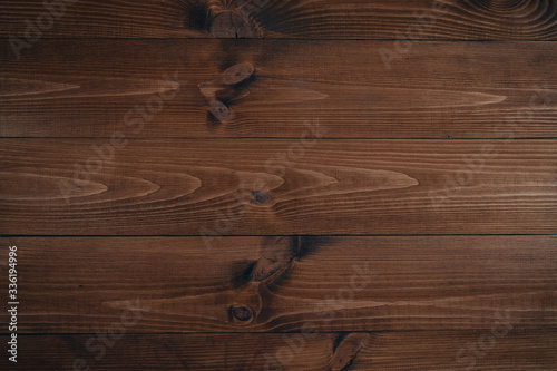 Boards of brown color, texture in a rustic style for the background.