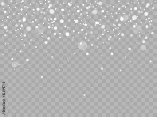 Abstract snowy background. Vector stock illustration for banner or poster