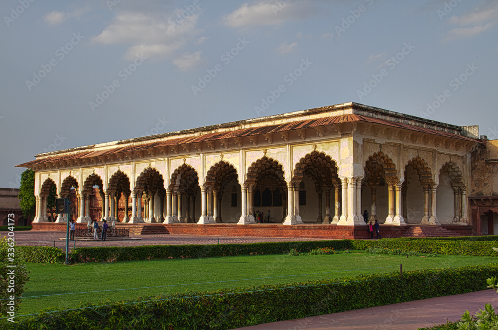 Diwan e Aam or place where the King used to meet common people in Agra Fort India, Culture, Heritage