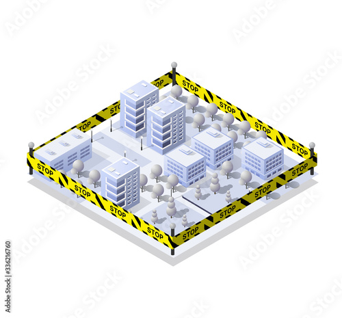 The blocked lockdown city is banned from