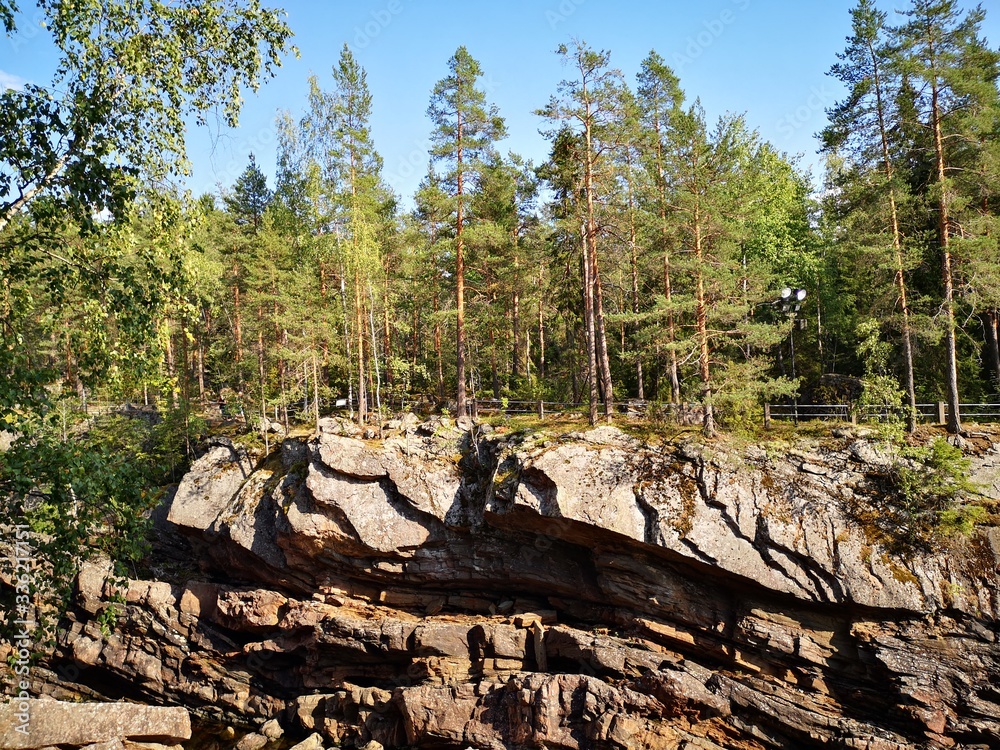 Fototapeta premium summer weekend in imatra finland