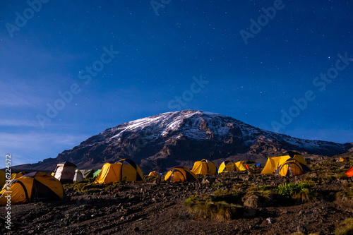 Obraz na płótnie Panoramic view of mount Kilimanjaro, Tanzania