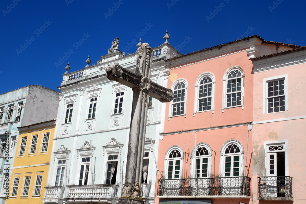 Obraz premium Brazil northest - Salvador de Bahia - Pelourinho - Unesco heritage 
