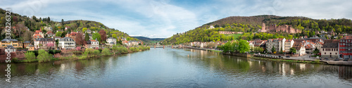 Panoramic view of the city of Heidelberg, Baden-Württemberg, Germany